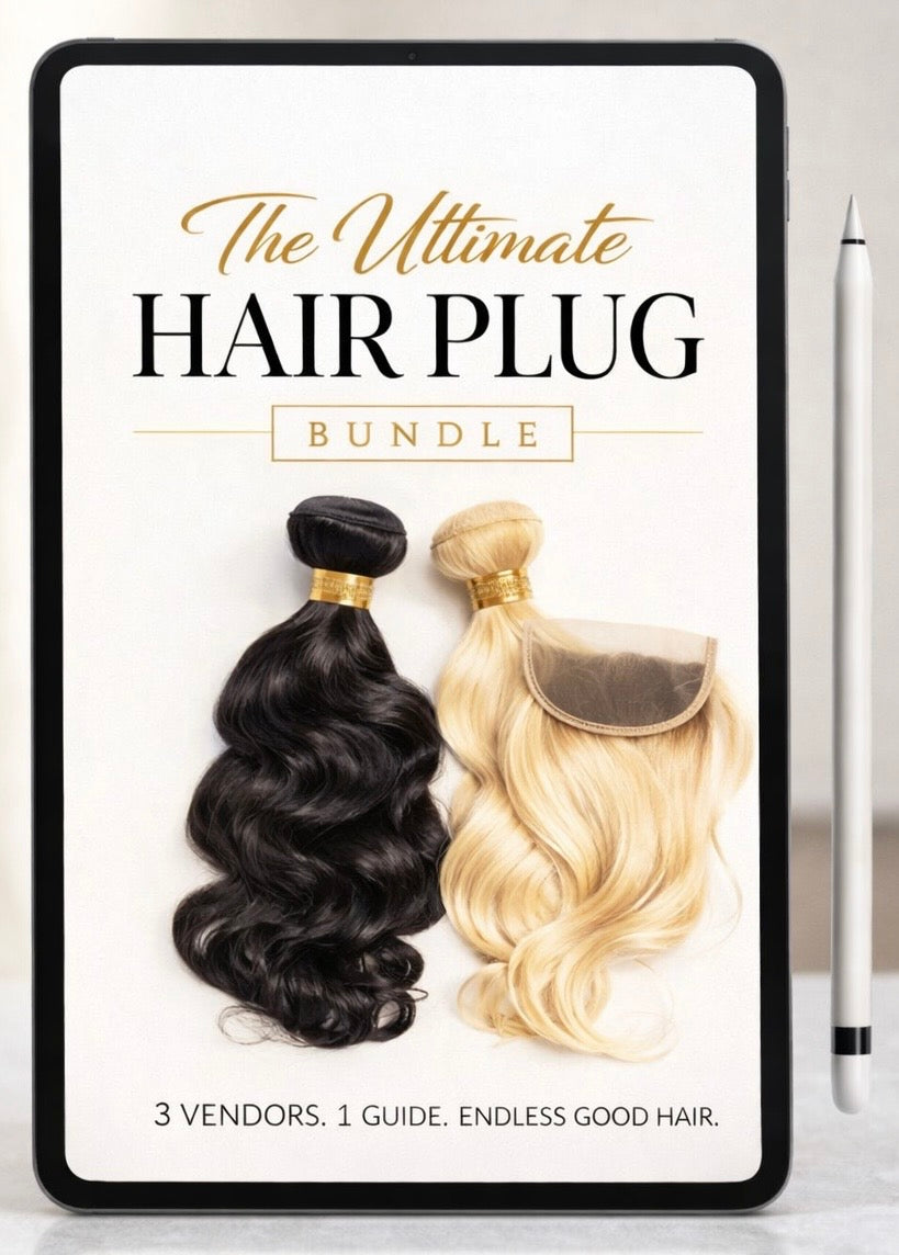 3 Hair Vendor Bundle Plug 🔌